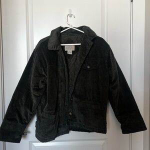 St. John's Bay Black Blazer Corduroy Jacket